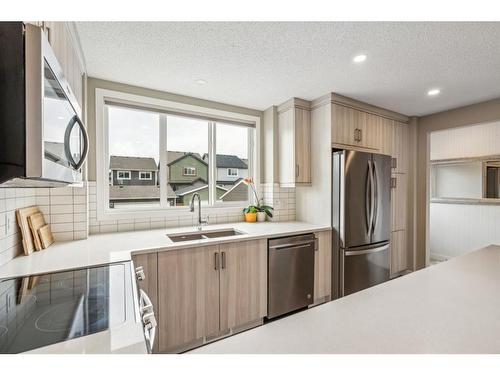 295 Masters Row Se, Calgary, AB - Indoor Photo Showing Kitchen