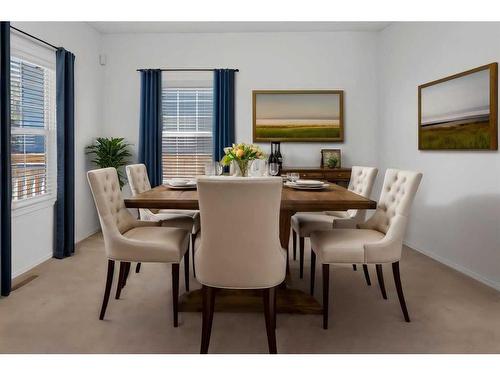 174 Prestwick Estate Way Se, Calgary, AB - Indoor Photo Showing Dining Room