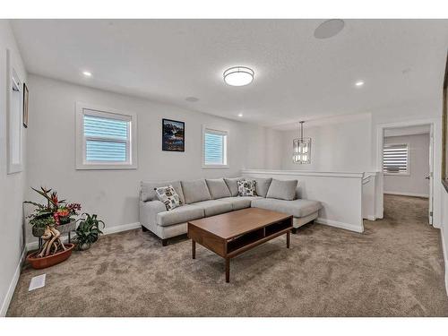 224 Dawson Harbour Heights, Chestermere, AB - Indoor Photo Showing Living Room