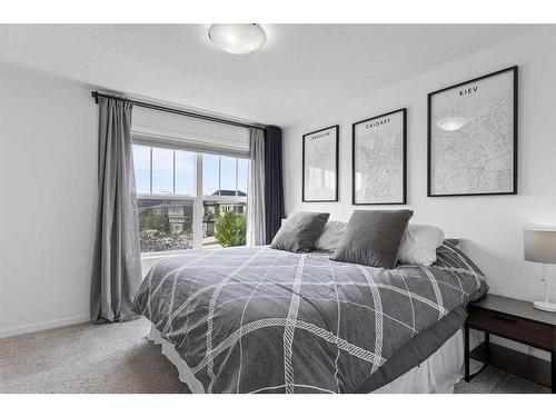 857 Mahogany Boulevard Se, Calgary, AB - Indoor Photo Showing Bedroom