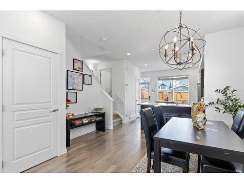 857 Mahogany Boulevard Se, Calgary, AB - Indoor Photo Showing Dining Room