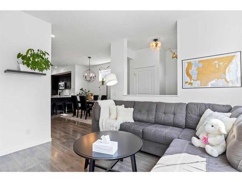 857 Mahogany Boulevard Se, Calgary, AB - Indoor Photo Showing Living Room