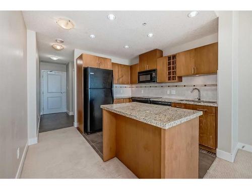 1803-77 Spruce Place Sw, Calgary, AB - Indoor Photo Showing Kitchen