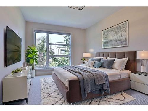 2514 19A Street Sw, Calgary, AB - Indoor Photo Showing Bedroom