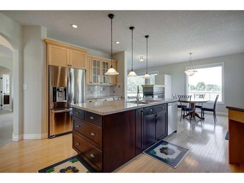 242132 88 Street East, Rural Foothills County, AB - Indoor Photo Showing Kitchen With Stainless Steel Kitchen With Upgraded Kitchen