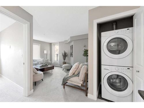 9110-403 Mackenzie Way Sw, Airdrie, AB - Indoor Photo Showing Laundry Room