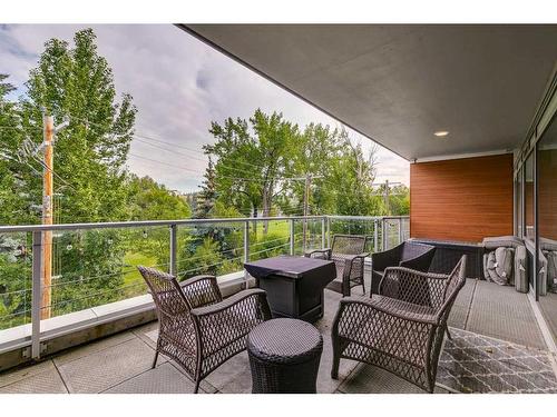 1302-1234 5 Avenue Nw, Calgary, AB - Outdoor With Deck Patio Veranda With Exterior