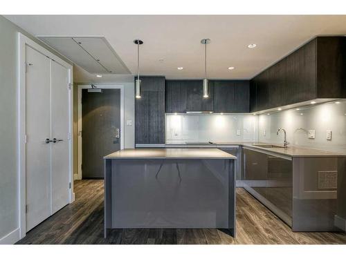 3201-1122 3 Street Se, Calgary, AB - Indoor Photo Showing Kitchen With Upgraded Kitchen