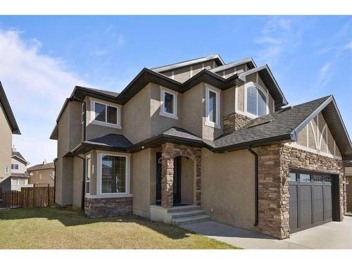 208 East Lakeview Place, Chestermere, AB - Outdoor With Facade