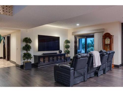 12 Westbluff Bay, Rural Rocky View County, AB - Indoor Photo Showing Living Room