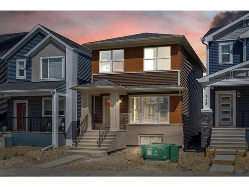 938 Cobblemore Common Sw, Airdrie, AB - Outdoor With Facade