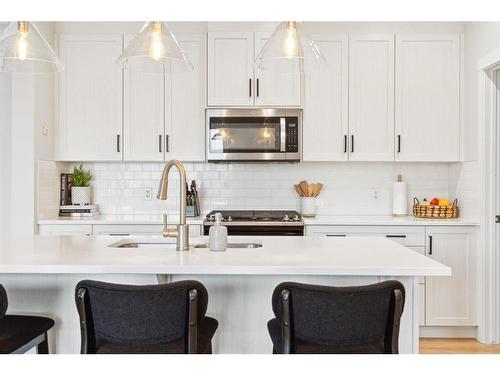 285 Sage Bluff Drive Nw, Calgary, AB - Indoor Photo Showing Kitchen With Upgraded Kitchen