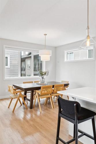 285 Sage Bluff Drive Nw, Calgary, AB - Indoor Photo Showing Dining Room