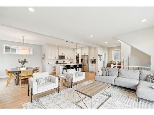 285 Sage Bluff Drive Nw, Calgary, AB - Indoor Photo Showing Living Room