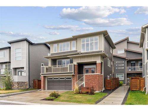 285 Sage Bluff Drive Nw, Calgary, AB - Outdoor With Balcony With Facade