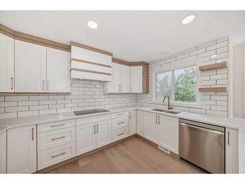 111 Cranwell Close Se, Calgary, AB - Indoor Photo Showing Kitchen With Double Sink With Upgraded Kitchen