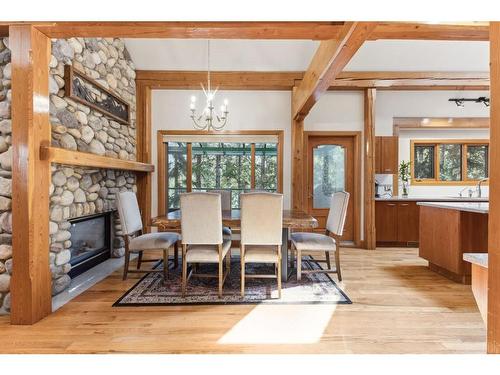 106 Lougheed Circle, Banff, AB - Indoor With Fireplace