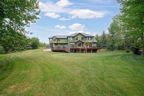 27 Alexa Close, Rural Rocky View County, AB - Outdoor With Deck Patio Veranda With Backyard