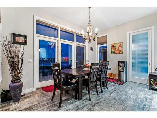 220 Stonemere Close, Chestermere, AB - Indoor Photo Showing Dining Room