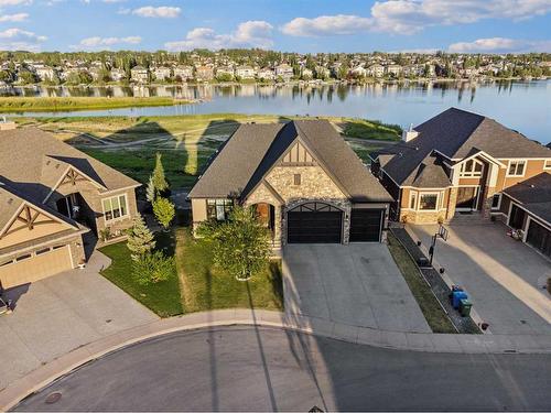 220 Stonemere Close, Chestermere, AB - Outdoor With Body Of Water With View