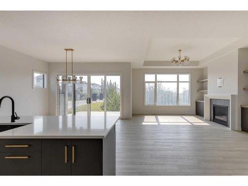 2 Rock Lake Heights Nw, Calgary, AB - Indoor With Fireplace