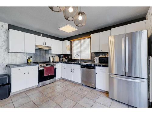 271 Falton Drive Ne, Calgary, AB - Indoor Photo Showing Kitchen With Stainless Steel Kitchen