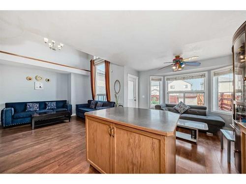 115 Saddlemont Way Ne, Calgary, AB - Indoor Photo Showing Living Room