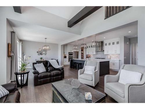 203 Cranbrook Circle Se, Calgary, AB - Indoor Photo Showing Living Room