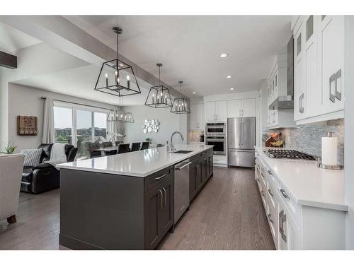 203 Cranbrook Circle Se, Calgary, AB - Indoor Photo Showing Kitchen With Upgraded Kitchen