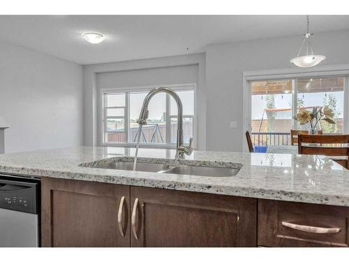 212 Walden Parade Se, Calgary, AB - Indoor Photo Showing Kitchen With Double Sink With Upgraded Kitchen