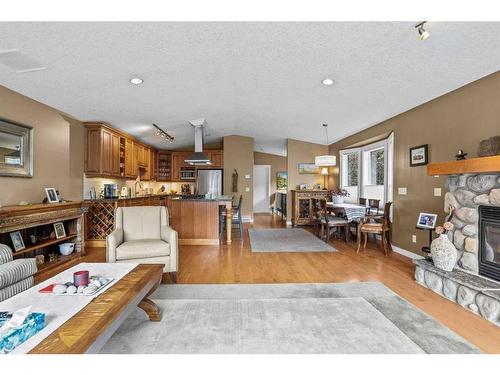 631 5Th Street, Canmore, AB - Indoor Photo Showing Living Room With Fireplace