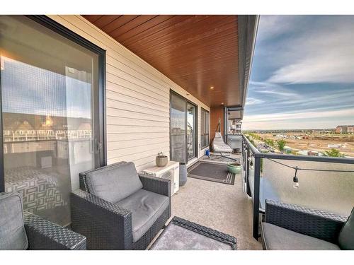 507-2231 Mahogany Boulevard Se, Calgary, AB - Outdoor With Deck Patio Veranda With Exterior