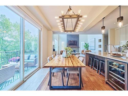 32 West Grove Bay Sw, Calgary, AB - Indoor Photo Showing Dining Room