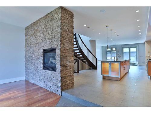 2123 Broadview Road Nw, Calgary, AB - Indoor With Fireplace