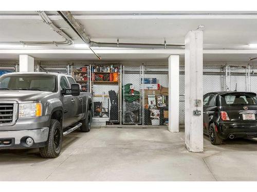 106-333 22 Avenue Sw, Calgary, AB - Indoor Photo Showing Garage