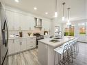 203 Lucas Close Nw, Calgary, AB  - Indoor Photo Showing Kitchen With Upgraded Kitchen 