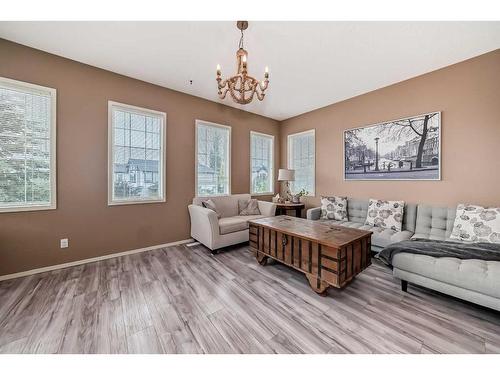 219 New Brighton Circle Se, Calgary, AB - Indoor Photo Showing Living Room