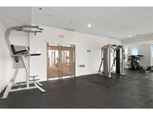 2207-901 10 Avenue Sw, Calgary, AB - Indoor Photo Showing Gym Room