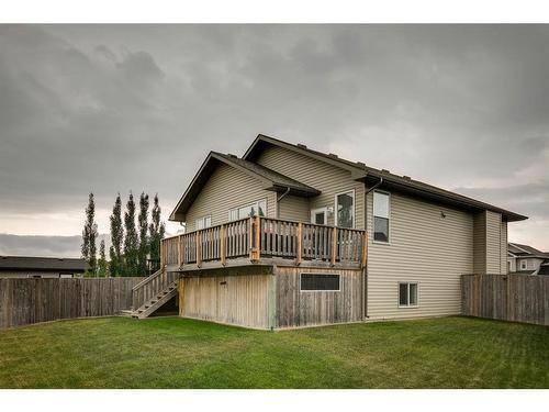 650 West Highland Crescent, Carstairs, AB - Outdoor With Deck Patio Veranda