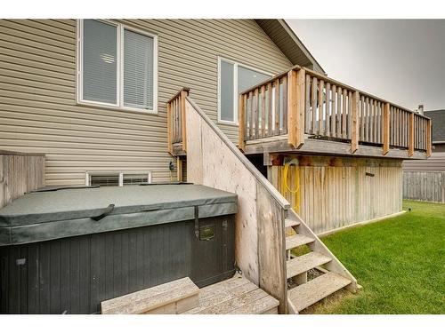 650 West Highland Crescent, Carstairs, AB - Outdoor With Deck Patio Veranda With Exterior