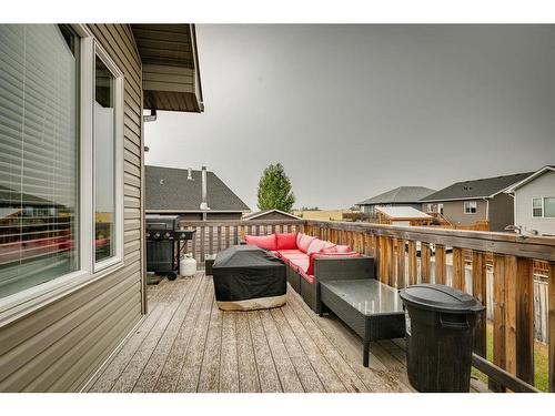 650 West Highland Crescent, Carstairs, AB - Outdoor With Deck Patio Veranda With Exterior