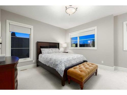 131 Leighton Lane, Rural Rocky View County, AB - Indoor Photo Showing Bedroom