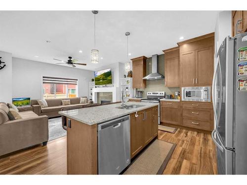 89 Saddlestone Place Ne, Calgary, AB - Indoor Photo Showing Kitchen With Stainless Steel Kitchen