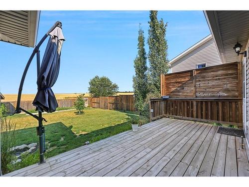 669 West Highland Crescent, Carstairs, AB - Outdoor With Deck Patio Veranda With Exterior