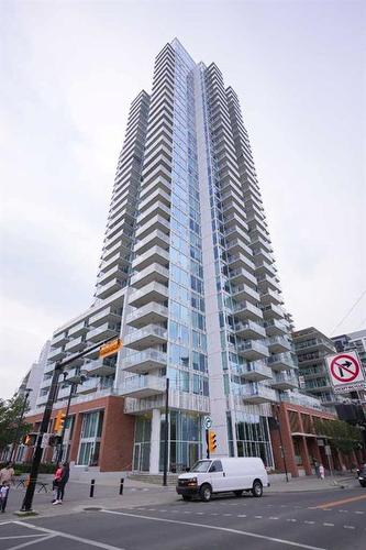 702-510 6 Avenue Se, Calgary, AB - Outdoor With Balcony With Facade