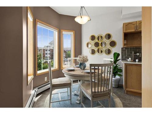 221-223 Tuscany Springs Boulevard Nw, Calgary, AB - Indoor Photo Showing Dining Room