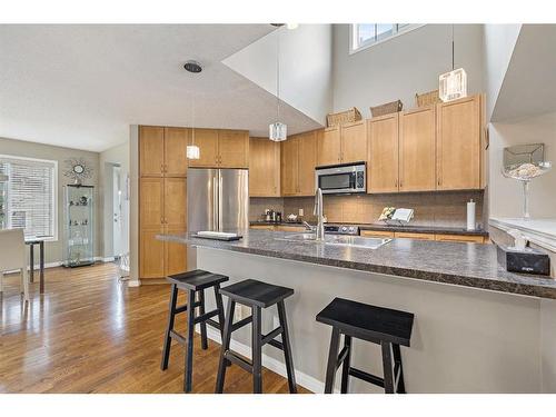 57 Auburn Bay View Se, Calgary, AB - Indoor Photo Showing Kitchen With Double Sink