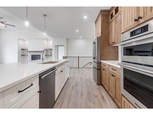 6 Harrison Green, Olds, AB - Indoor Photo Showing Kitchen With Upgraded Kitchen