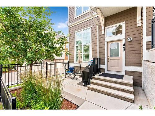 1003 Cranbrook Walk Se, Calgary, AB - Outdoor With Deck Patio Veranda