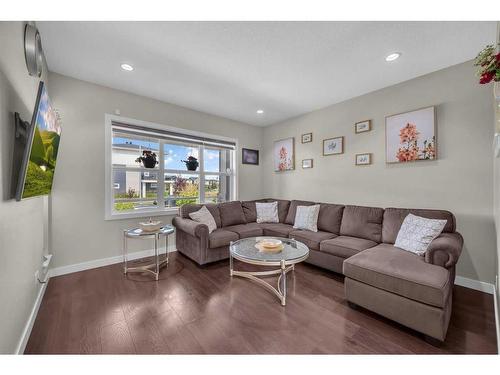 679 Cornerstone Way Ne, Calgary, AB - Indoor Photo Showing Living Room